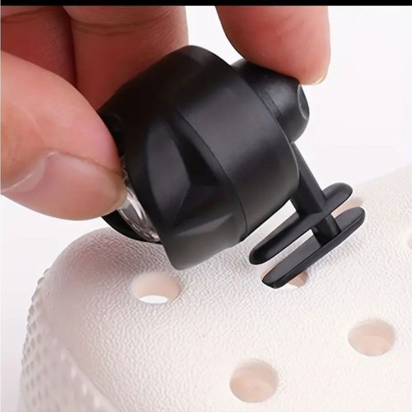 NEW Pair of Crocs Shoe Lights Headlights in White Like Jibbitz Flashlights Light - Picture 6 of 7